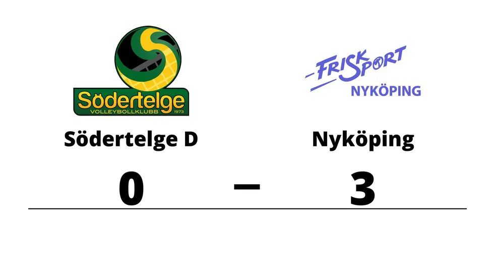 Södertelge D förlorade mot Nyköpings FK