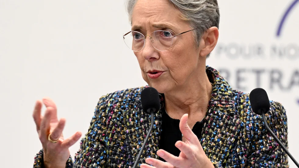 Frankrikes premiärminister Élisabeth Borne. Arkivbild.
