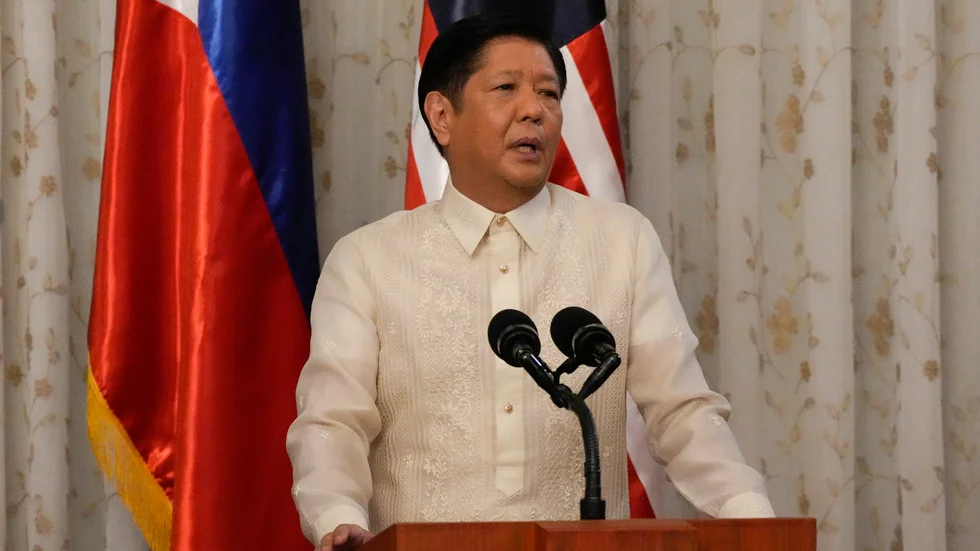 Filippinernas president Ferdinand Marcos den yngre. Bild från den 1 mars.