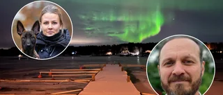 Magiskt ljussken överraskade invånarna