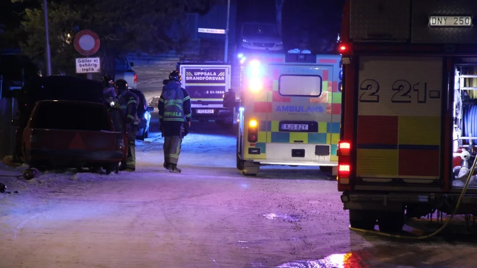 Polis och räddningstjänst ryckte ut till en befarad brand i epa på söndagskvällen.