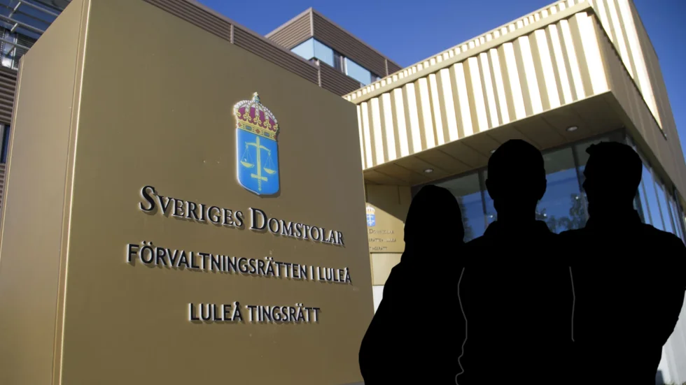 Tre män från Piteå har häktats av tingsrätten misstänkta för människorov i en by utanför Piteå.