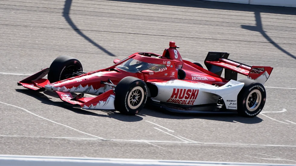 Marcus Ericsson på Iowa Speedway.