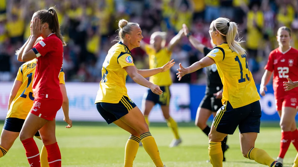 Hanna Bennison avgjorde för Sverige mot Schweiz. Till slut. 