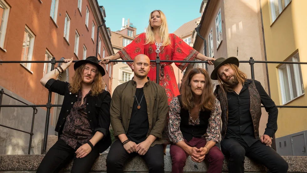 Lisa Lystam Family Band spelar under helgen på Gnällbälte bluesfestival på Vinöns Värdshus. 