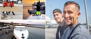 TV • Killarna gör Tiktok-filmer från färjan • ”Vi är beredda på att någon kommer säga till oss snart”