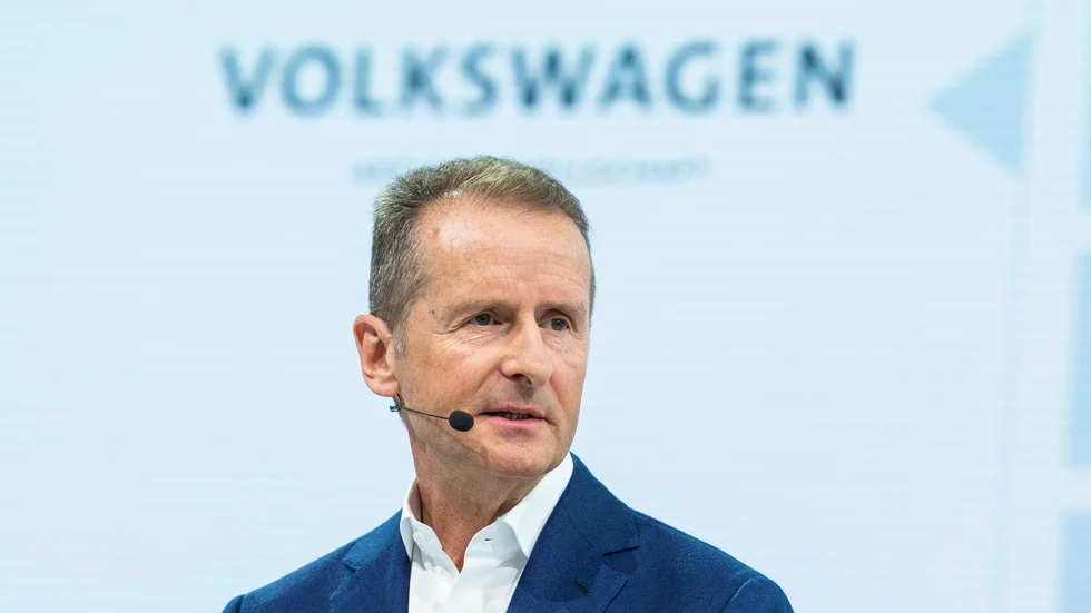 Diess har varit vd för Volkswagen i fyra år. Arkivbild.