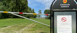 Kommunen avråder även från dopp i Lötbadet