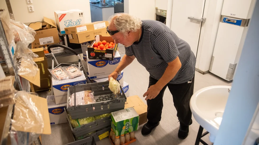 "Vi lyckades rädda mosmaskinen, glassmaskinen och frysskåpet från brandskador", säger Kent Persson, ägare till Grillen. 