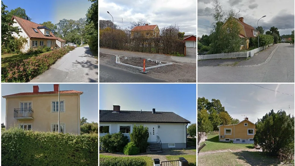 Wickmans Väg 6, Fänriksstigen 3, Gullringsgatan 9, Fredsvägen 10, Åkervägen 15 och Envägen 6