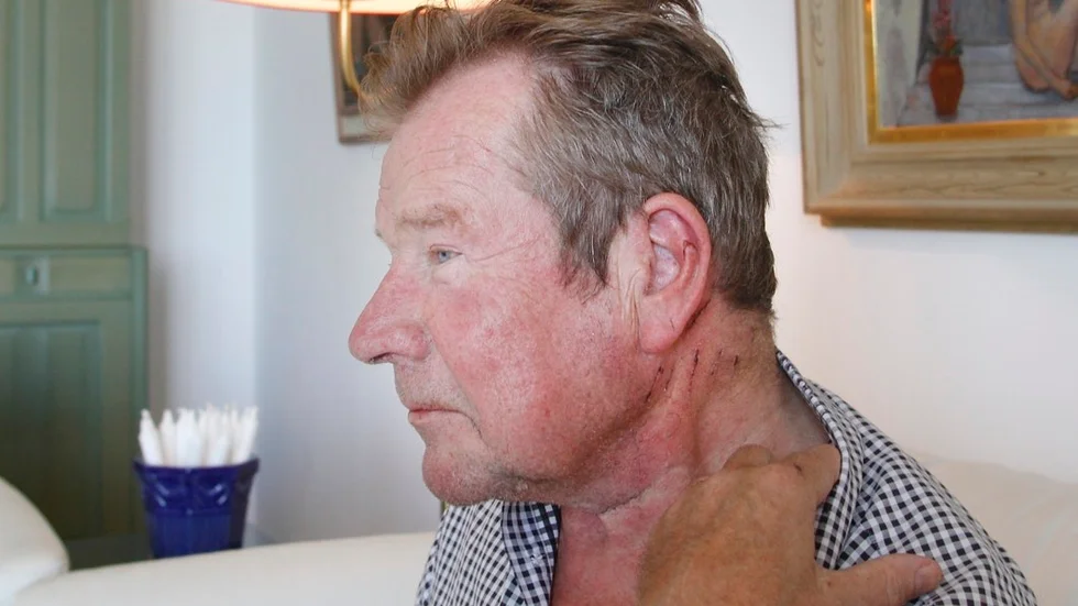 Blåslagne 69-åringen Claes Bernhardsson efterlyser namnen på sina välgörare, hoppas få träffa dem.