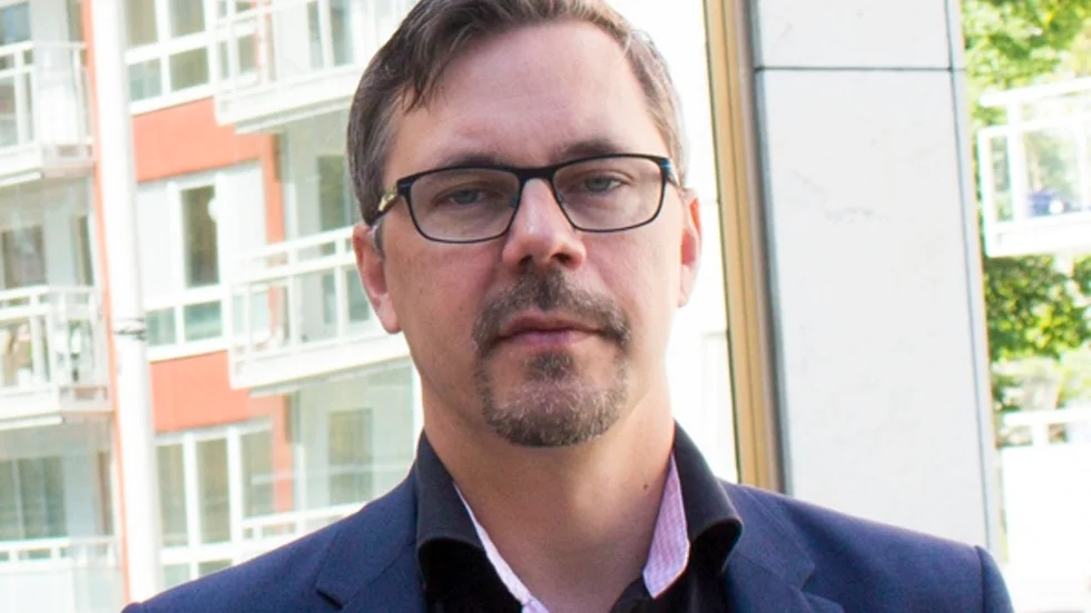 Johan Söderberg gläds åt Katrineholms uppryckning när det gäller skolrankningen. FOTO:  LINN LYBÄCK