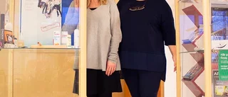 Eva-Lena och Eeva-Maija tar över Hälsotorget i Katrineholm