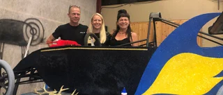 Här är Eskilstunaborna som ska tävla i lådbilsrally – i en formel 1-kopia med kräfta på huven