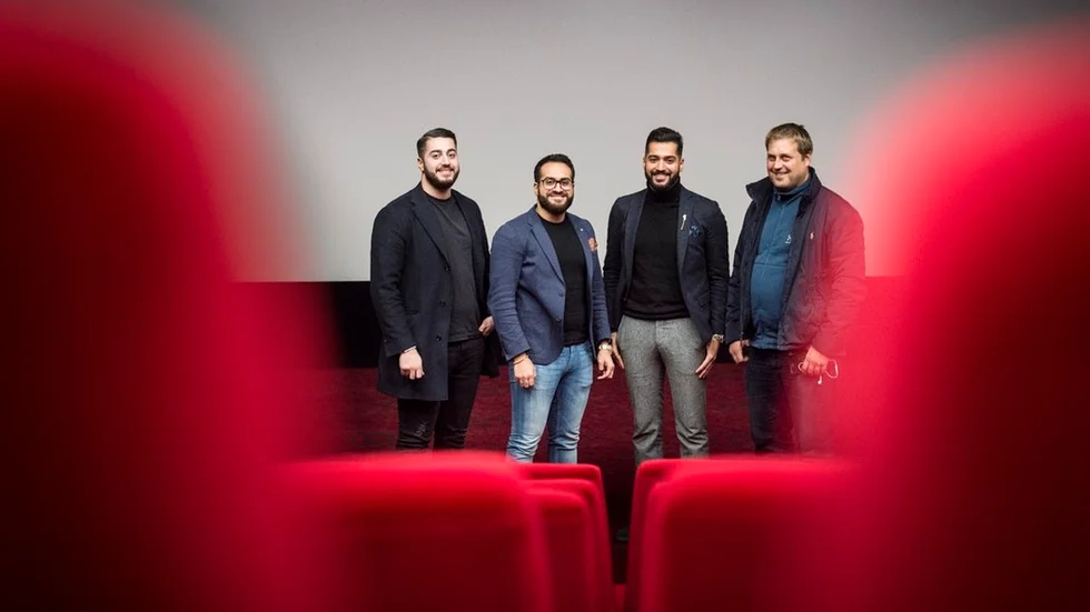 Simon Gergin, Samuel Gergin, Viktor Gergin och Mikael Håland har olika favoritfilmer men är överens om att den nya restaurangsatsningen kommer att locka större publik till Biostaden.