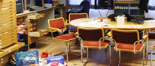 Oreda och blod efter helgens inbrott på SMOL-gården