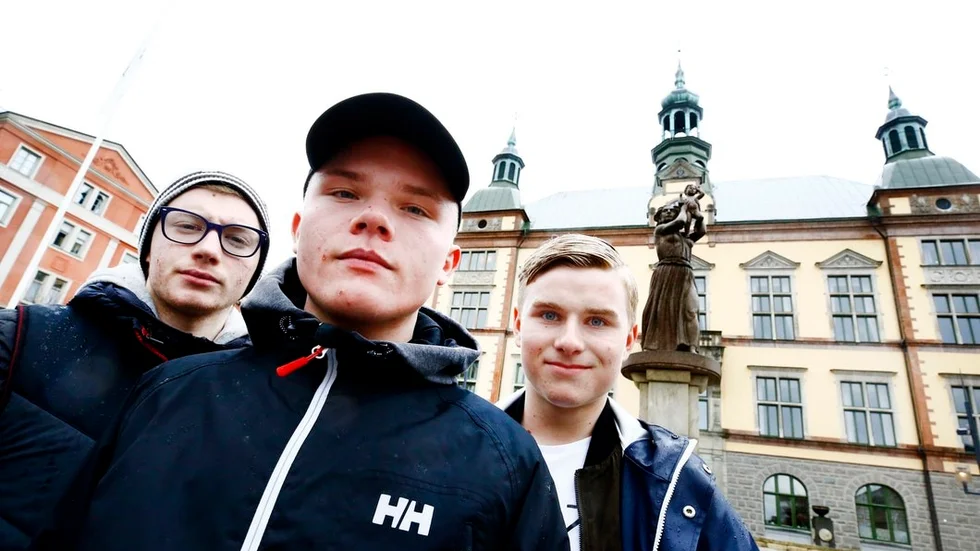Daniel Miljanovic, Jacob Lackéll och Carl Fosshagen är laddade inför premiären.