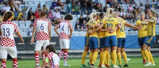 Sverige besegrade blekt Kroatien