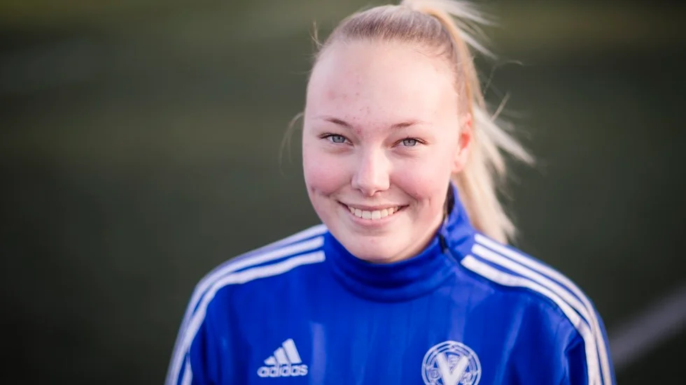 Jessica Lennström, målvakt i Svärtinge SK.