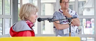 "Chefsideolog" besökte torgmöte