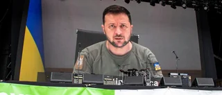 Zelenskyj höll tal på Glastonbury