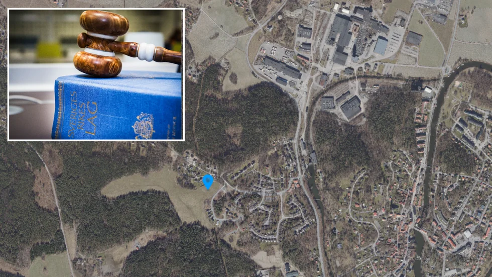 Kfast fick bygglov för ett gruppboende i Torshälla (blå pil). Men beslutet överklagades av de kringboende som nu fått rätt av mark- och miljödomstolen.