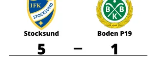 Boden P19 föll mot Stocksund på bortaplan