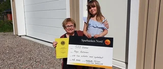 Meja prisad för sitt lyckobrev