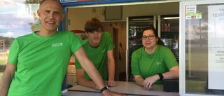 Taggat gäng vid Klämmingen inför badsommaren