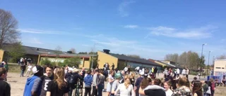 Rejäl brand i papperskorg – farlig rök fyllde lokalerna på skolan Alpha