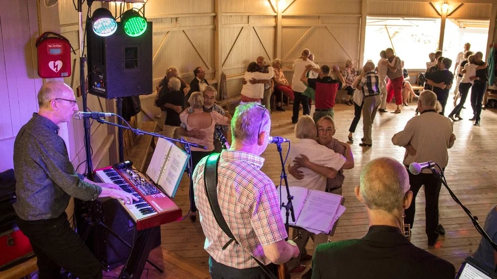 Kjell Dahls orkester stod för musiken denna torsdag.