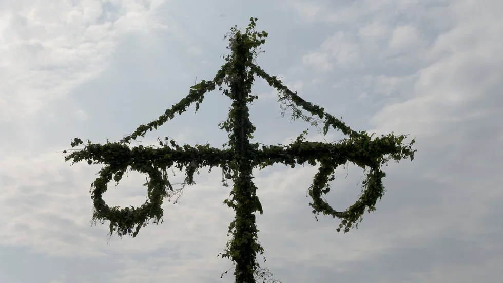 Dags att resa midsommarstången, som tros ha tyskt ursprung, igen.