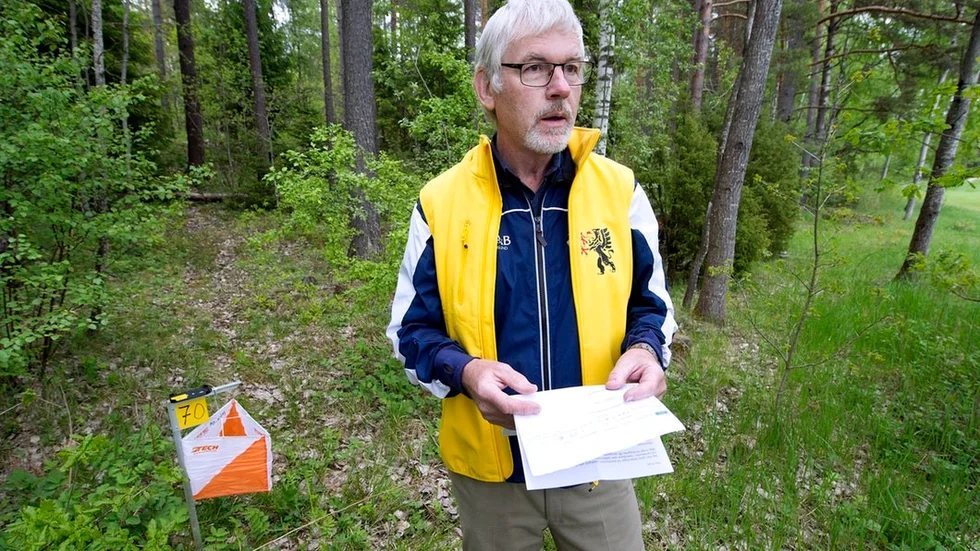 Orienteraren och kassören Lars Johnsson gick inte på bluffen. Mejlet från ordföranden var fejk.