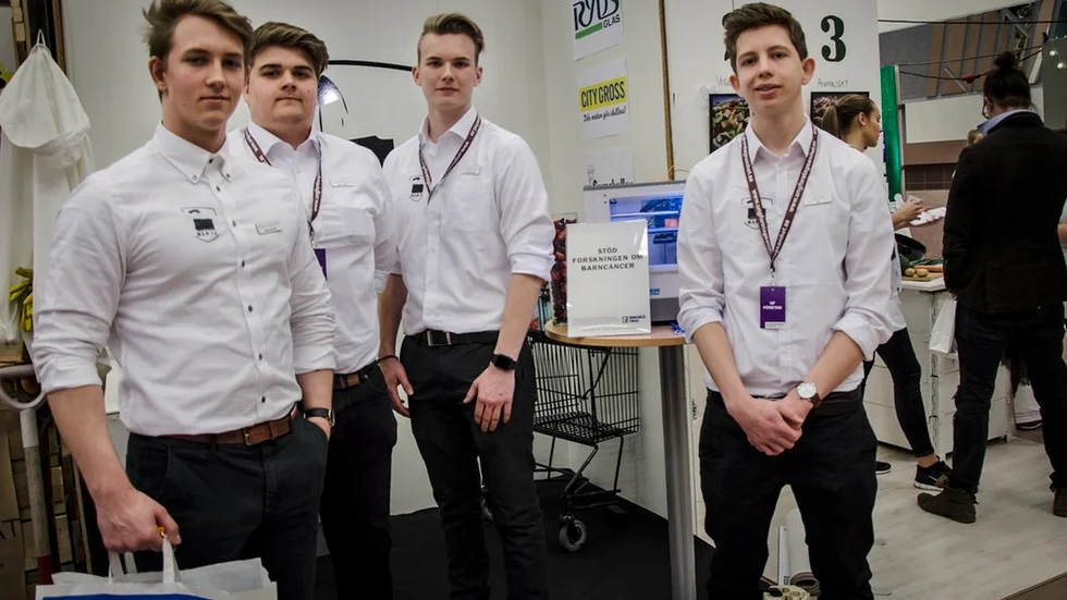 Bär it består av från vänster; Robin Lekander, Joakim Birgegård, Ludvig Karlsson och Filip Falk.