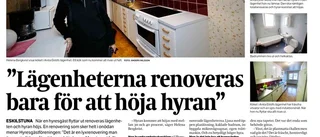Jimmy Jansson, S, om renoveringarna: "Det blir klassklyftor av det här"