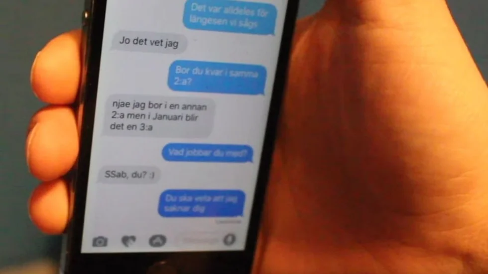 RazzTV:s mest sedda klipp är när Rasmus Säfström tar kontakt med ett ex genom att skicka sms med strofer ur Tomas Ledins "En del av mitt hjärta". Foto: Privat