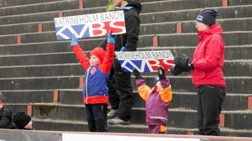 KVBS hade egen hejarklack under cupen på Backavallen.