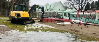 Rådhusparkens lekplats renoveras och förnyas