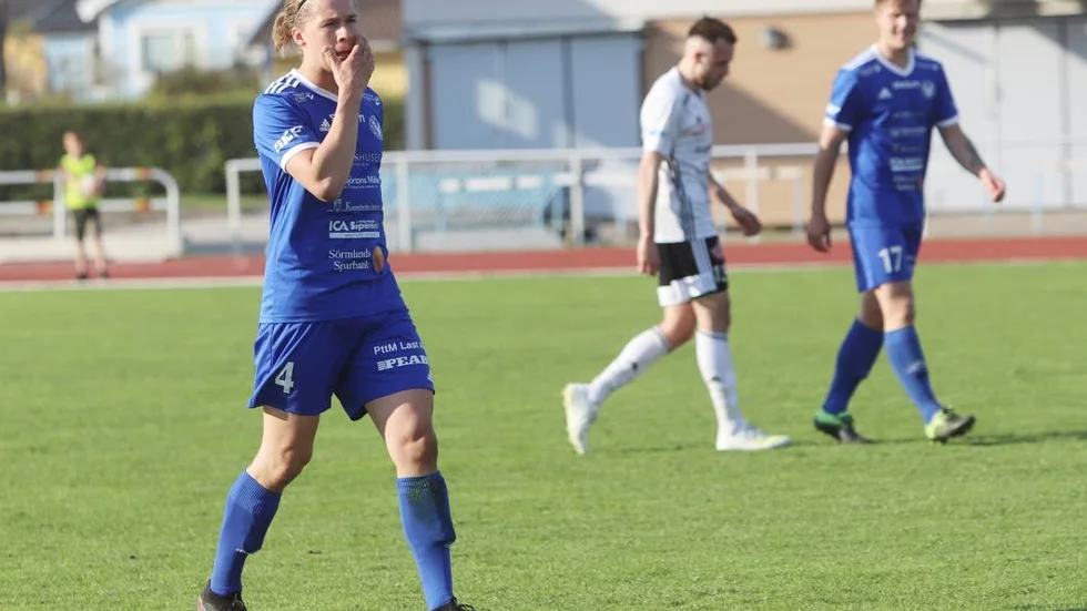 Niklas Rautiainen var en av de som nätade i mötet med Södertälje FK.