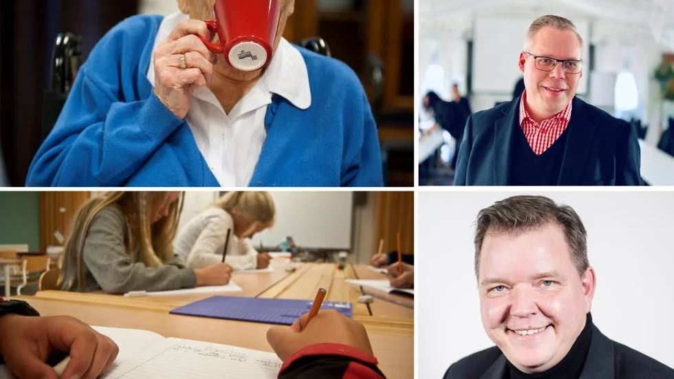 Äldreomsorg och skola satsas det extra på i Alliansens budget, det är "den stora satsningen enligt Daniel Portnoff (M), kommunalråd. Oppositionens Magnus Johansson (S) hade gärna sett en satsning på betygsutjämning.