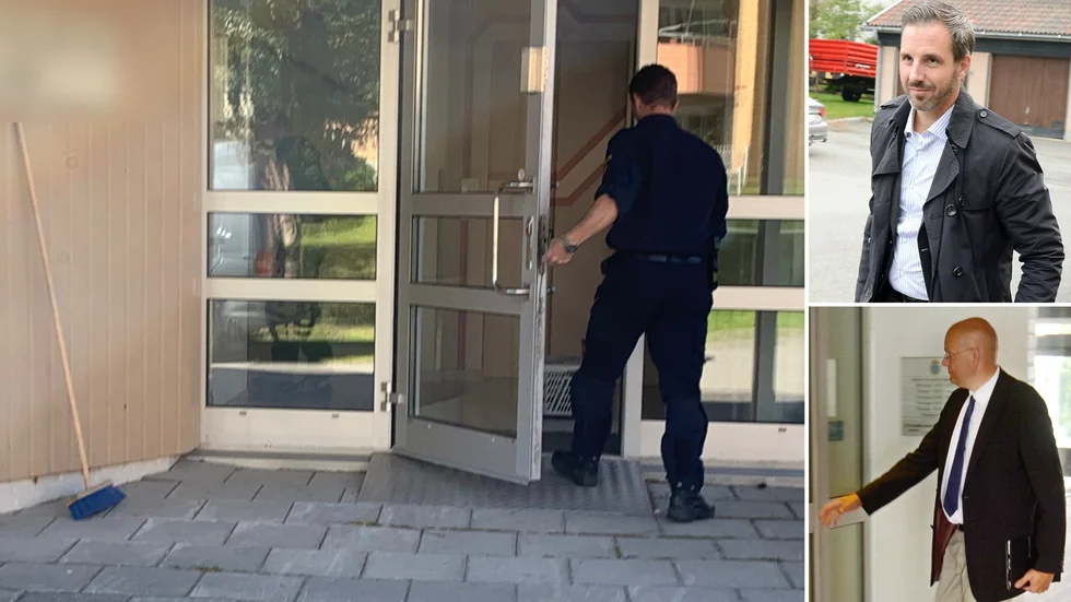 Kvinnorna begärdes på måndagsförmiddagen häktade för våldsdramat i Skellefteå. Advokaterna Fredrik Björk (övre bilden) och Erik von Ahn är ytterst sparsamma med kommentarer.