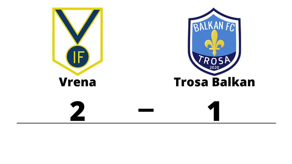 Vrena IF vann mot Trosa Balkan FC