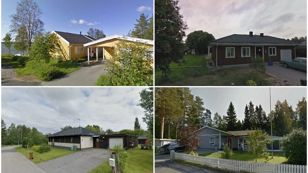 Badvägen 12, Batterivägen 52, Västra Solgatan 1 och Korpralsgränd 10