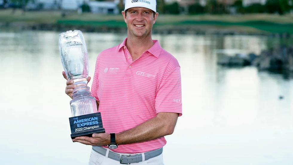 Hudson Swafford är en av LIV-golfarna som nu stoppats från inledningen av penningstinna Fedex cup. Arkivbild.