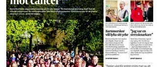 Promenerar för Cancerfonden