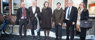 Del av regeringen på visit i Nyköping