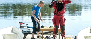 På jakt efter fornlämningar under vattenytan