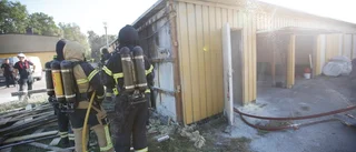 Garagebrand i Slagsta