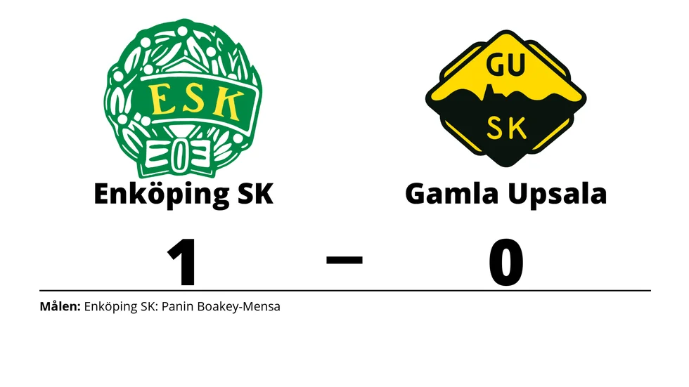 Enköpings SK FK vann mot Gamla Upsala SK