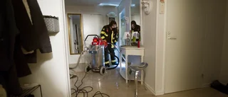 Stor vattenläcka i Nyköping – lägenhet hårt drabbad